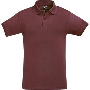 SOLS Mens Perfect Polo Shirt / Burgundy